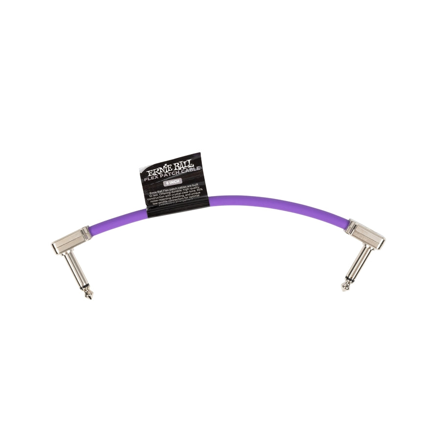ERNIE BALL 6447 FLEX PATCH CABLE PURPLE 15 CM