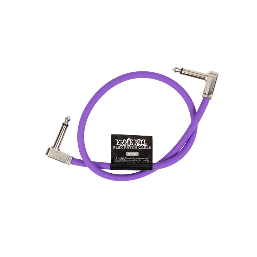 ERNIE BALL 6449 FLEX PATCH CABLE PURPLE 46 CM