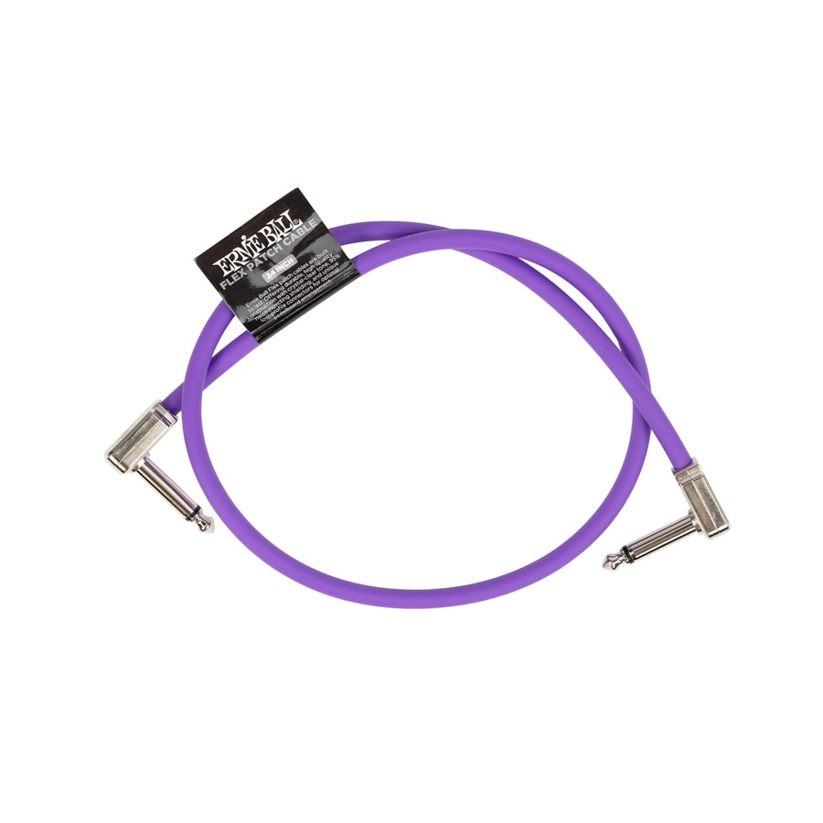 ERNIE BALL 6450 FLEX PATCH CABLE PURPLE 60 CM