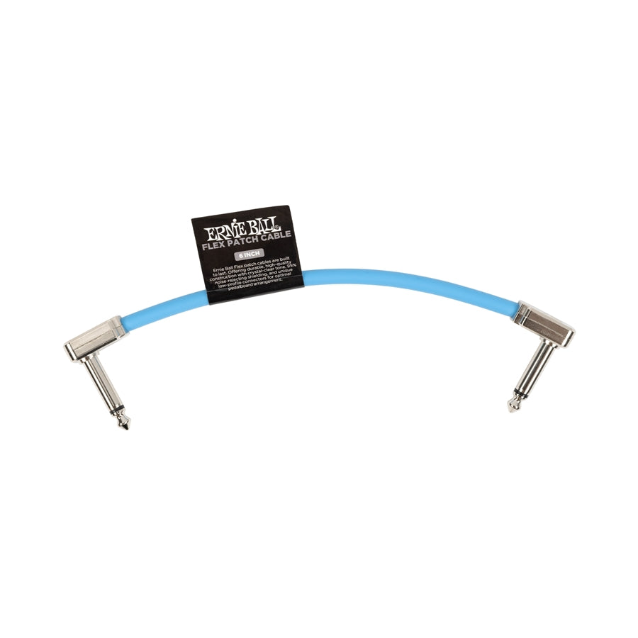ERNIE BALL 6455 FLEX PATCH CABLE BLUE 15CM