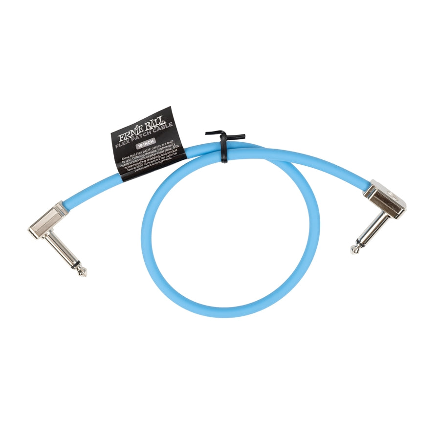 ERNIE BALL 6457 FLEX PATCH CABLE BLUE 46 CM