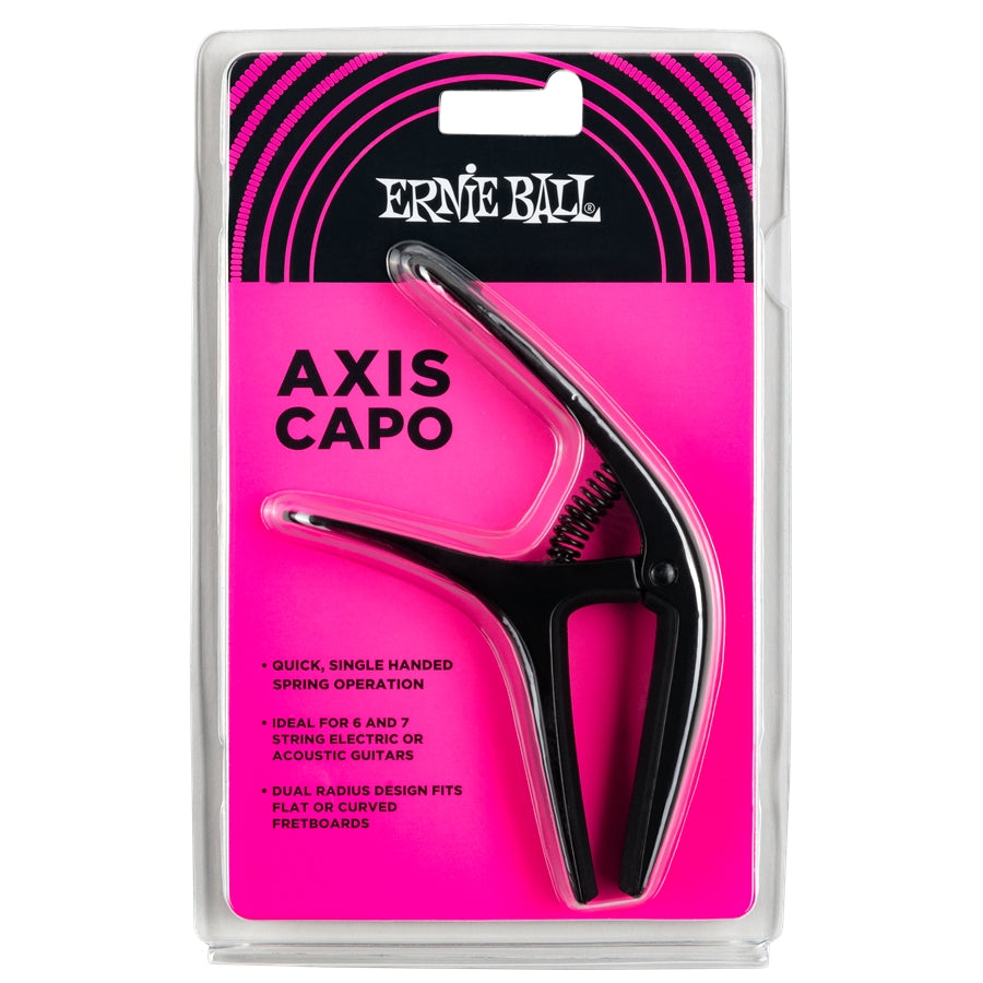 Ernie Ball  9600 Axis Capo Black per acustica e elettrica
