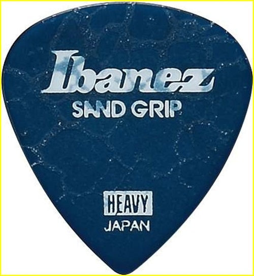 Plettro Ibanez PA16HCG-DB plettro H grip sabbiato "Cracked" blu
