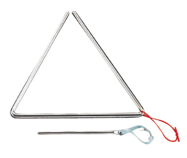 PEACE T-1G6 Triangolo in metallo con battente R230R. cm 15