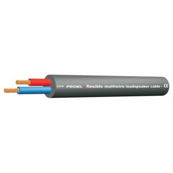 Proel HPC624BK Cavo ultra-flessibile a 2 conduttori twistati per diffusori acustici passivi