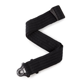 D'Addario JD50BAL01 Auto Lock Guitar Strap, Black Padded Stripes