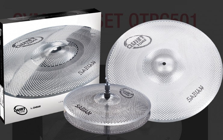 Sabian Quiet Tone Practice Cymbals Set QTPC501 Piatti a Basso Volume