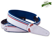 Righton Straps Race White Tracolla per chitarra e basso realizzata con materiali ecologici