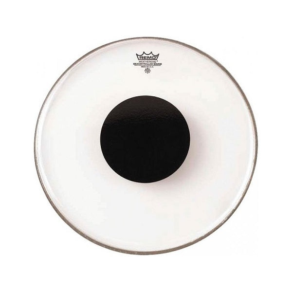 PELLE REMO CONTROL SOUND TRASPARENTE DA 14" BLACK DOT