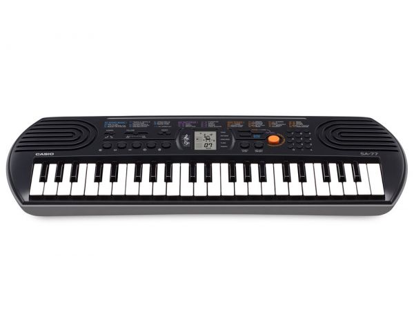 CASIO SA-77 Tastiera con 44 Minitasti con Alimentatore e Borsa