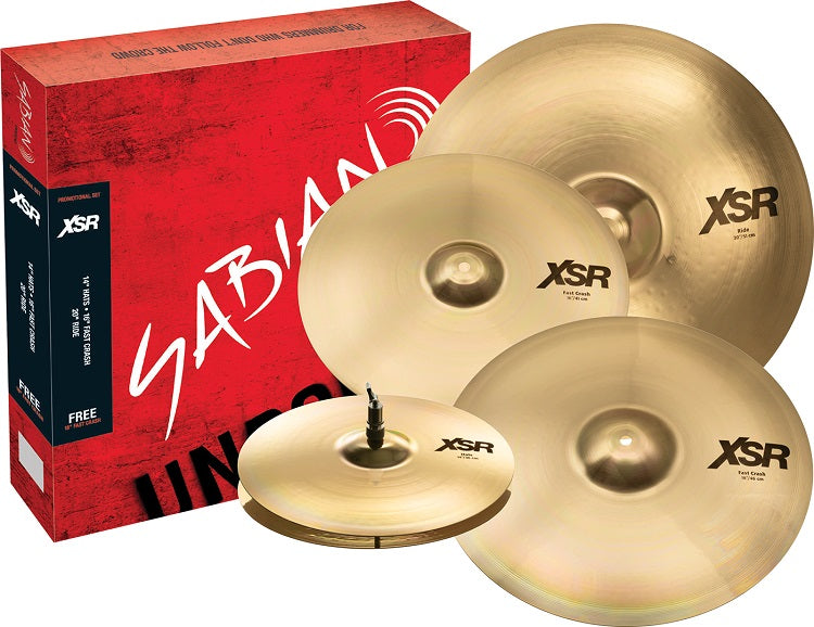 Sabian XSR Performance Set w/free 18″ Set Piatti