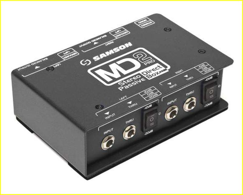 Samson MD2PRO D.I. Box Pro stereo - Passiva