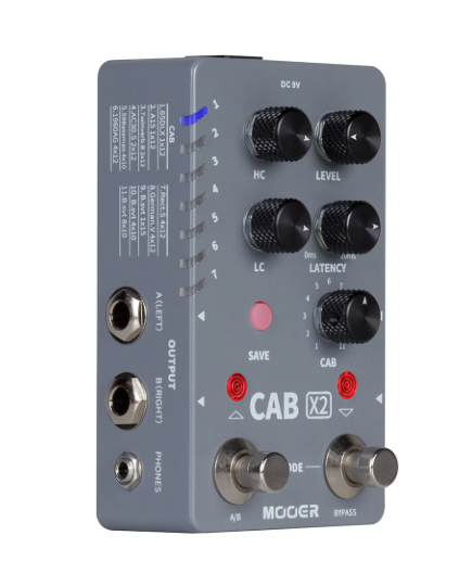 MOOER Cab X2 Simulatore di cassa stereo