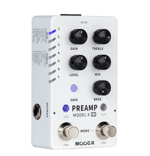 MOOER Preamp X2 Preamplificatore per chitarra elettrica