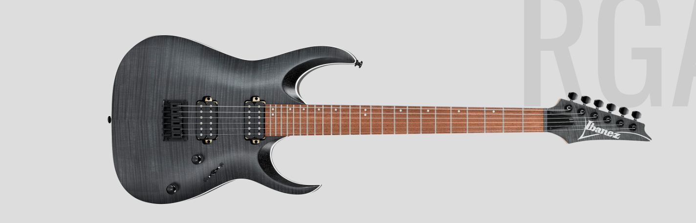 IBANEZ RGA42FM TGF Transparent Gray Flat