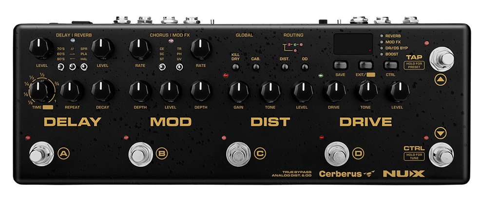 NUX CERBERUS Pedaliera FX multifunzione