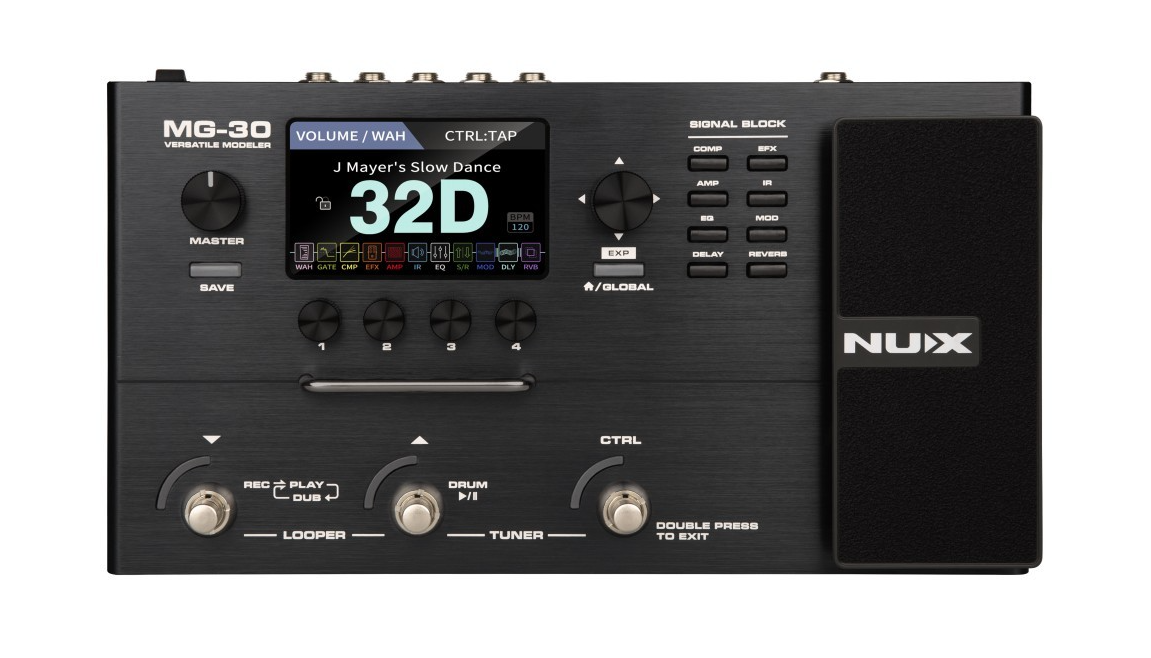 NUX MG-30 Pedaliera modeler per chitarra/basso