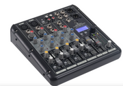 SOUNDSATION YOUMIX-202 MEDIA Mixer Professionale 6-Canali con Lettore MP3, connessione BT e Multieffetto