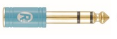 Reference Adattatore da Jack TRS 3.5 femmina a jack TRS 6.3 maschio New