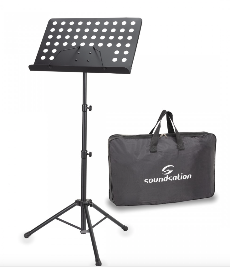 SOUNDSATION BUNDLE-OMS430 Bundle leggio pieghevole Orchestra OMS-430NB + borsa