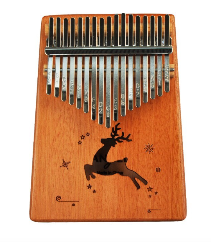 ANGEL ARK-N-REINDEER Kalimba in mogano 17 note - design Reindeer