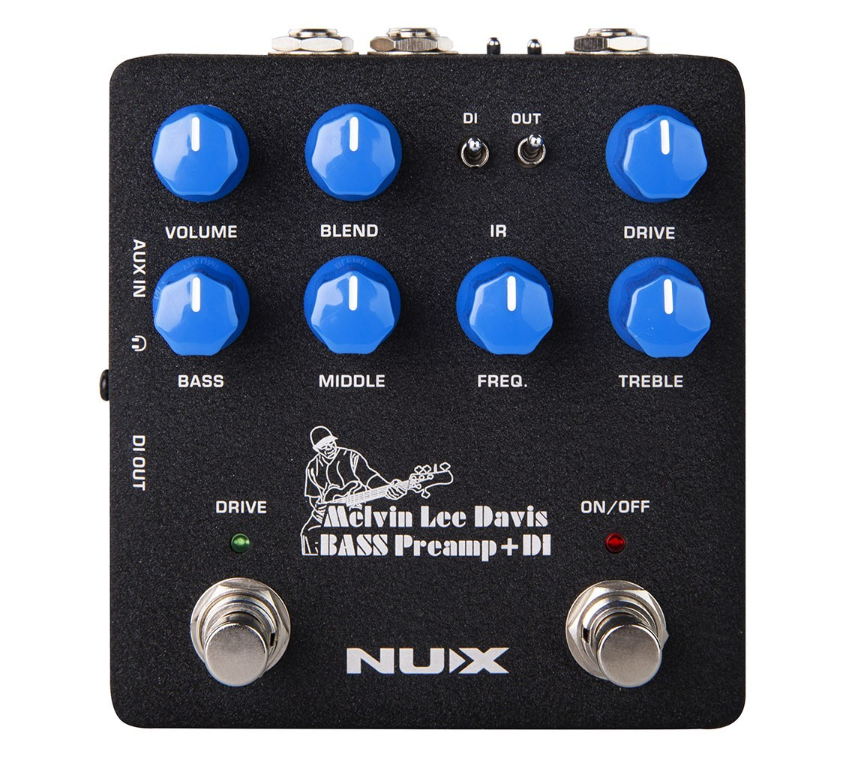 NUX NBP-5 Bass preamp + DI stompbox a pedale
