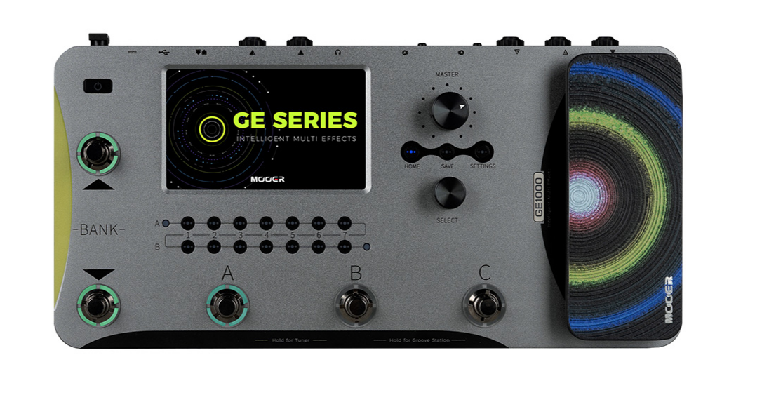 Mooer GE1000LI Pedaliera Multieffetto Ricaricabile per Chitarra Elettrica