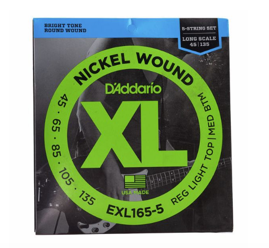 D'ADDARIO EXL165-5 Corde per basso
