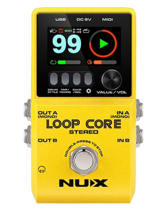 NUX LOOP CORE STEREO Pedale Looper stereo