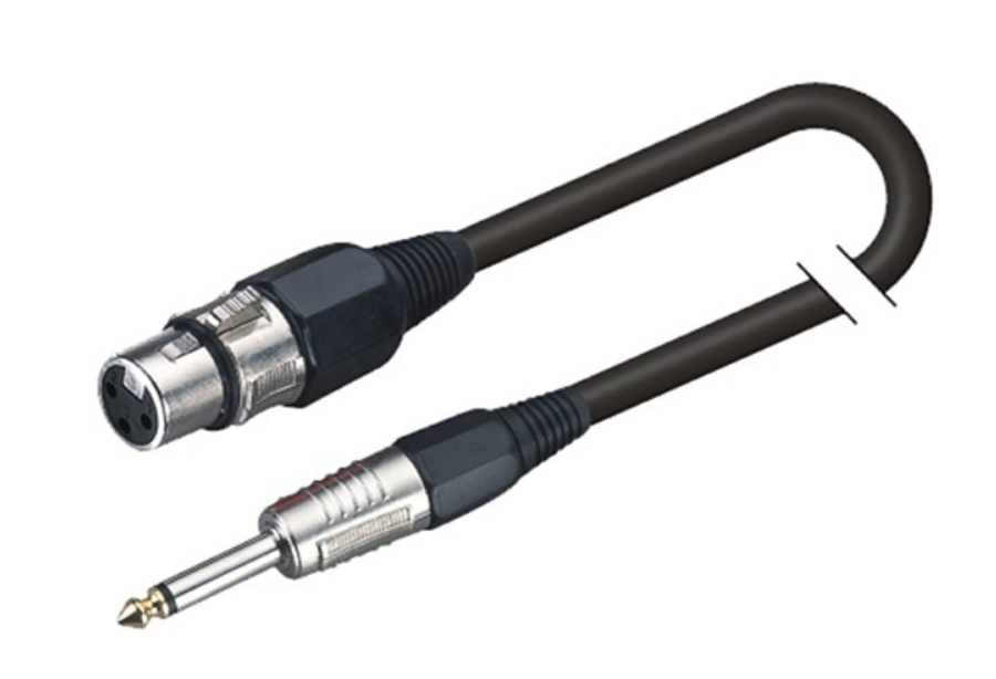 SOUNDSATION BMCJX-5BK Cavo microfonico bilanciato XRL 3P F - 6.3mm Jack MONO / 5mt