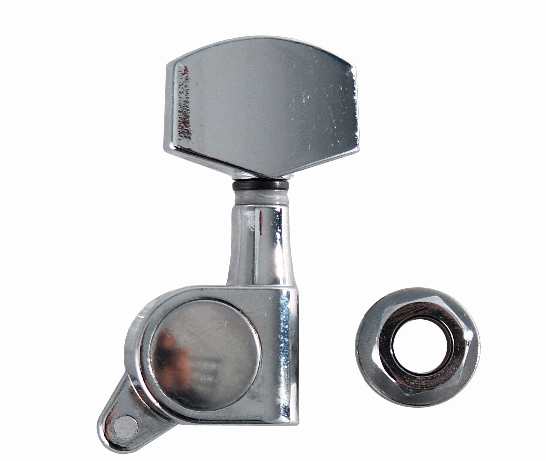 SOUNDSATION SMH-W-CS-3L3R Meccaniche per chitarra elettrica cromate (L3 R3) - Bottone piccolo
