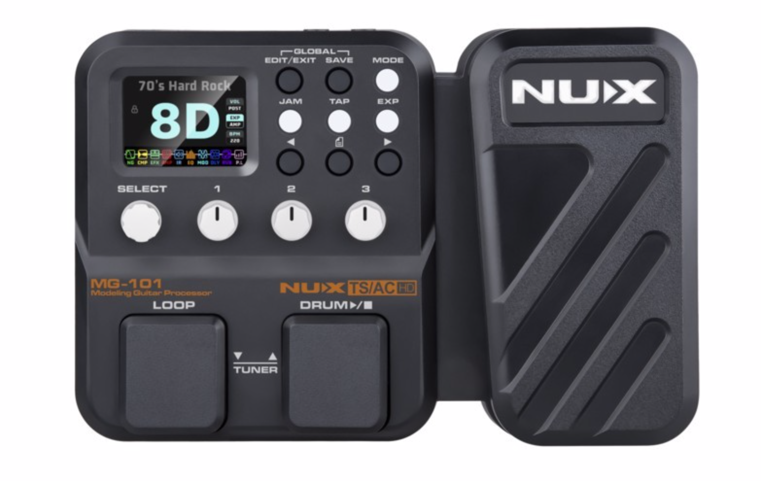 NUX MG-101 Pedaliera modeler per chitarra