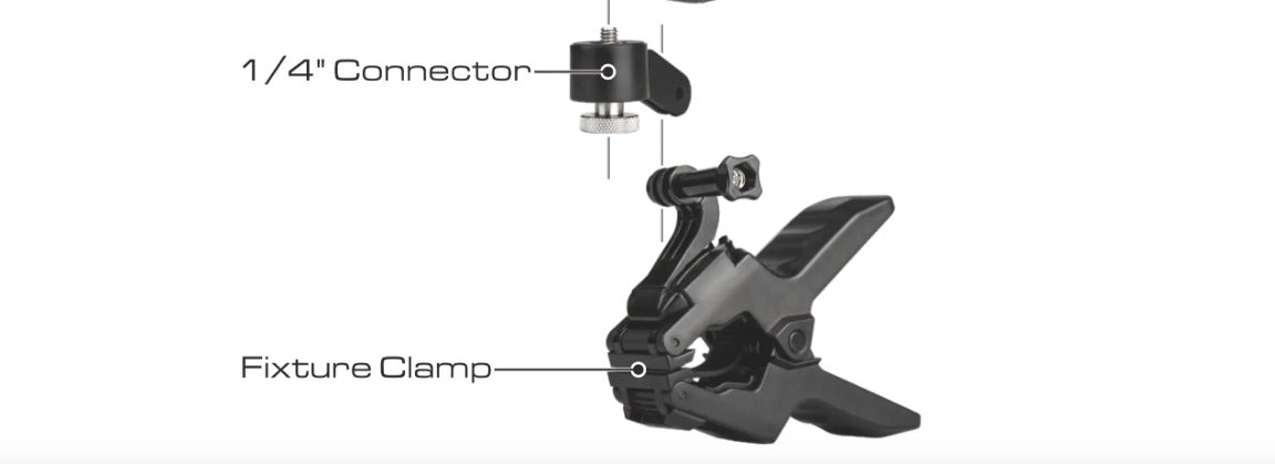 NUX NFC-01 Clamp di fissaggio per NUX B-7 PRO