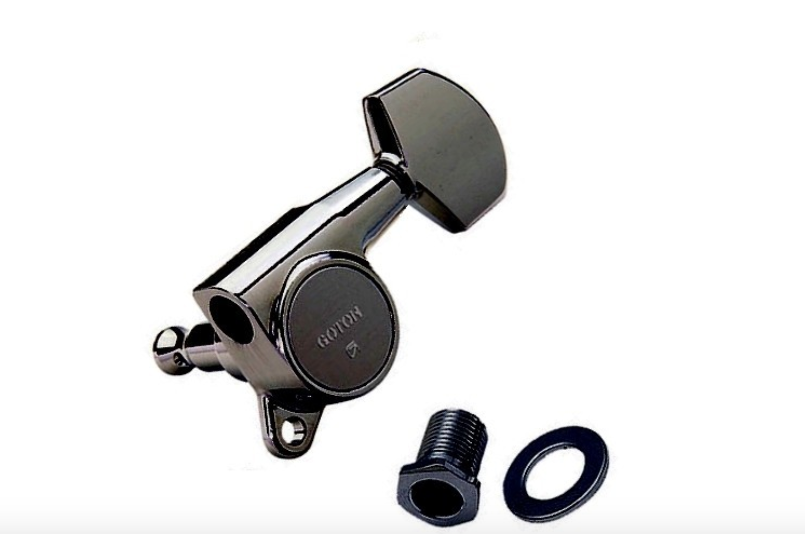 GOTOH SG381-07-CK-L6 Set di Meccaniche per Chitarra Elettrica, L6, Cosmo Black