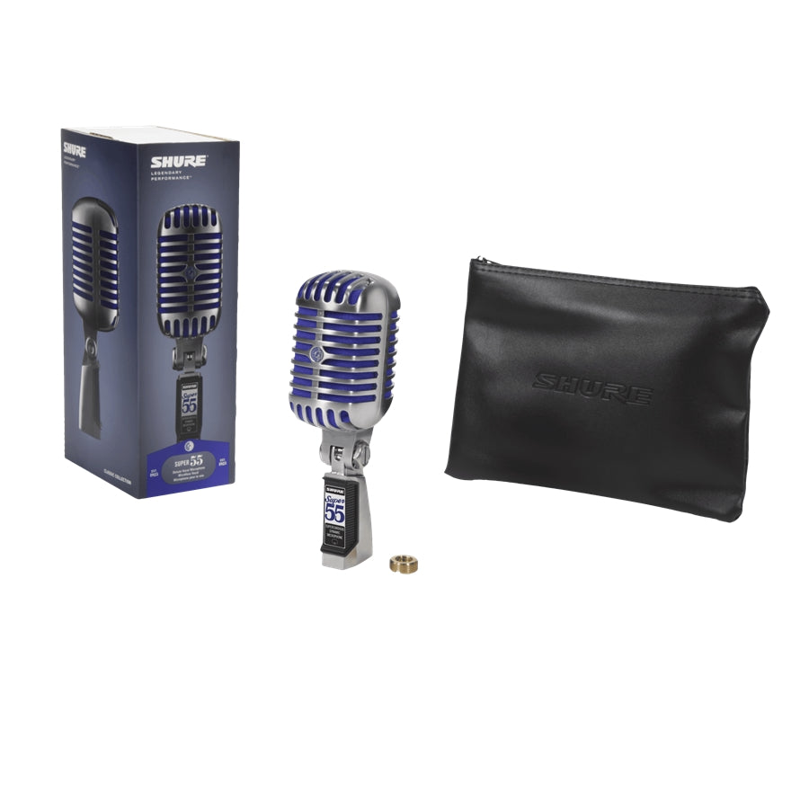 SHURE - SUPER55 MICROFONO VOCE DINAMICO SUPERCARDIOIDE