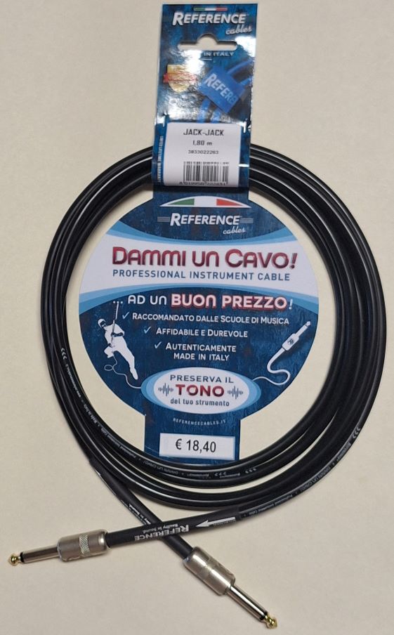 Reference "Dammi un Cavo" professionale BK JJ 1,80 R