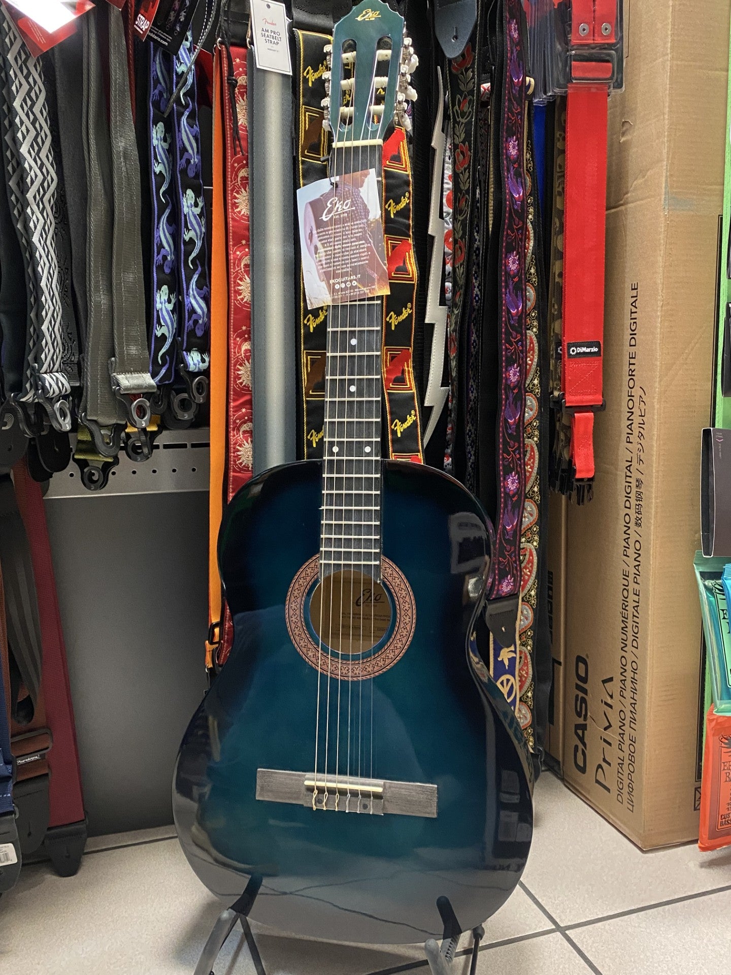 Eko Guitars CS-10 Blue Burst