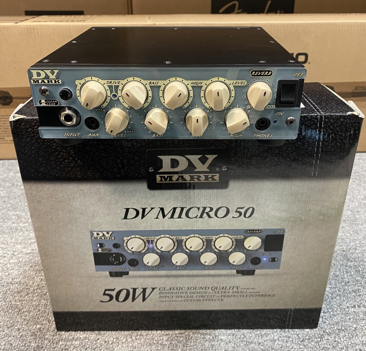 DV MARK Micro 50 Testata per chitarra 50W Usata con imballo