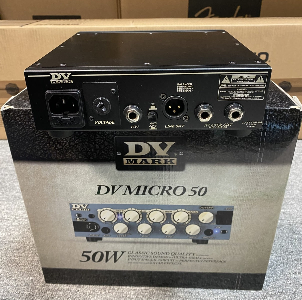 DV MARK Micro 50 Testata per chitarra 50W Usata con imballo