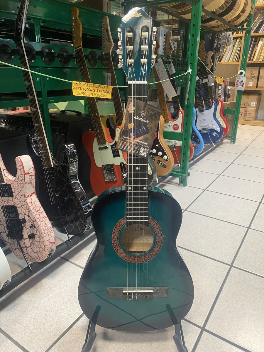 Eko Guitars - CS-2 Blue Burst Classica da 1/2 New