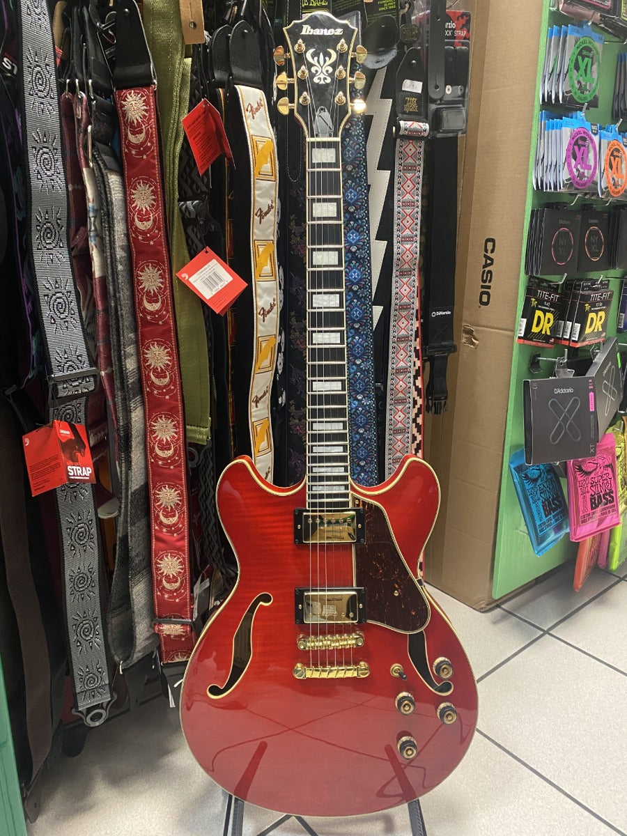 Ibanez AS93FM-TCD Transparent Cherry Red Usata