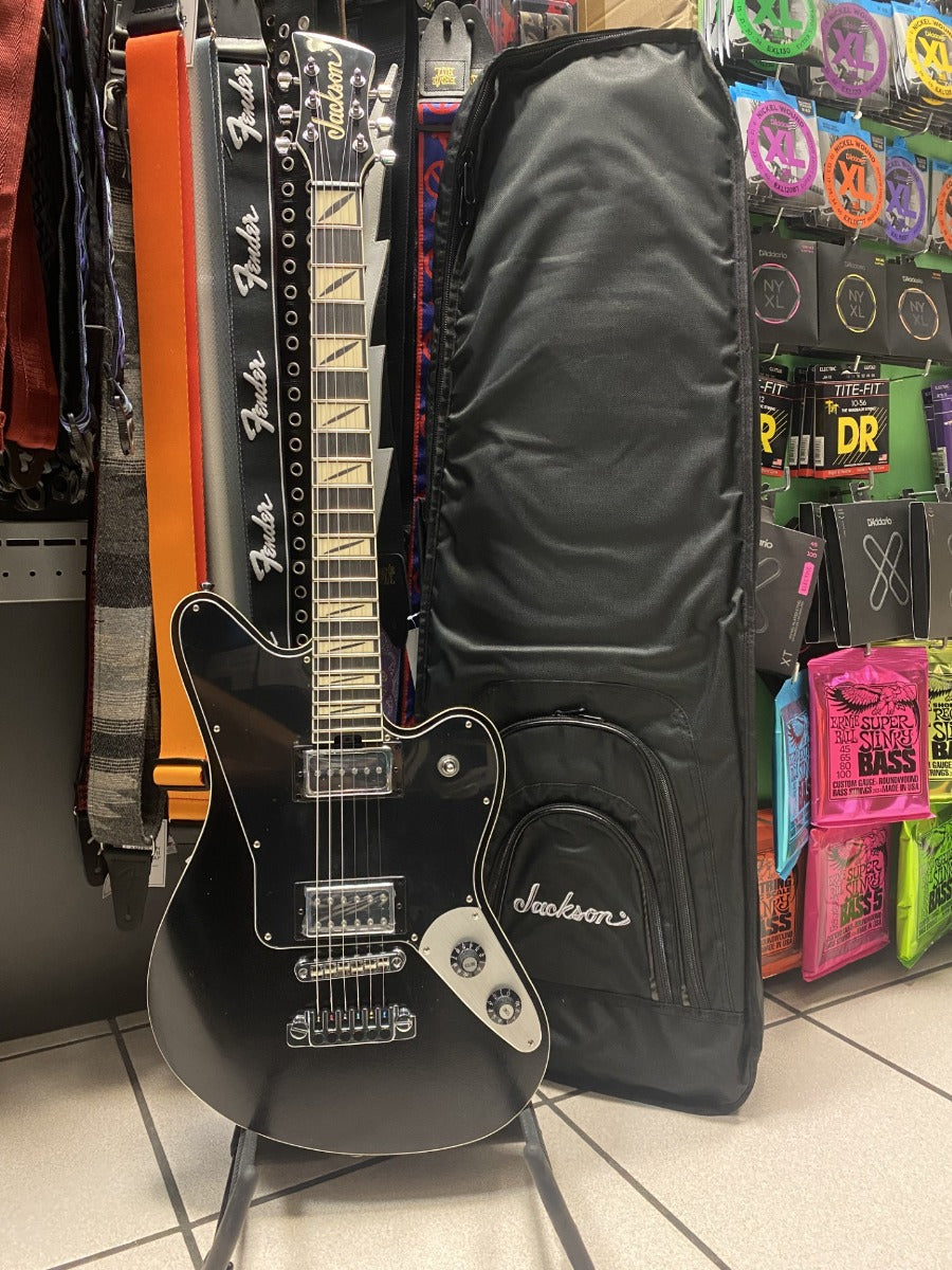 Jackson Pro Series Signature Lee Malia LM-87, Amaranth Fingerboard, Open Pore Black
