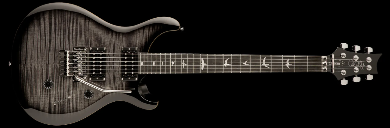 PRS SE custom 24 Floyd Charcoal Burst