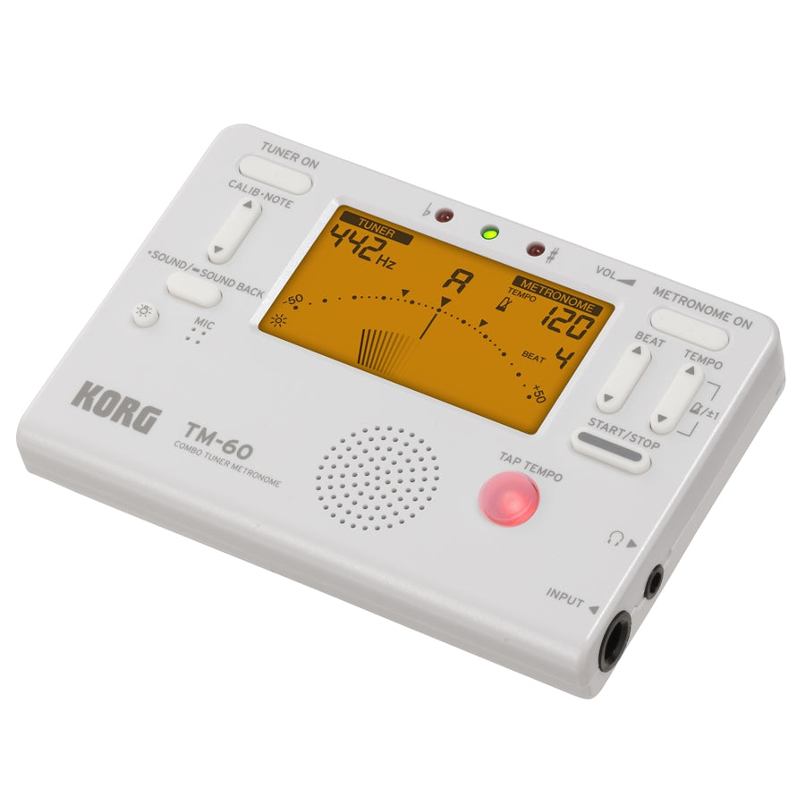 KORG - TM-60-WH Accordatore/Metronomo