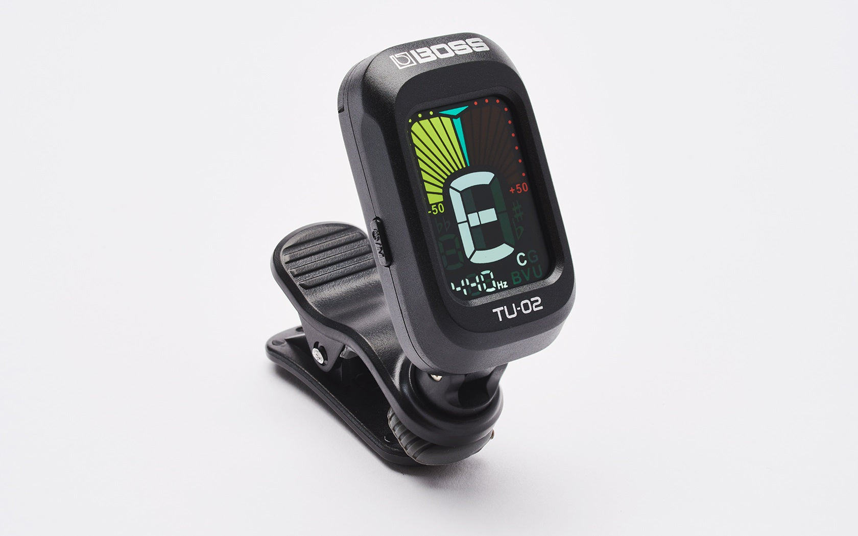 Boss TU-02 Clip on Tuner accordatore per paletta