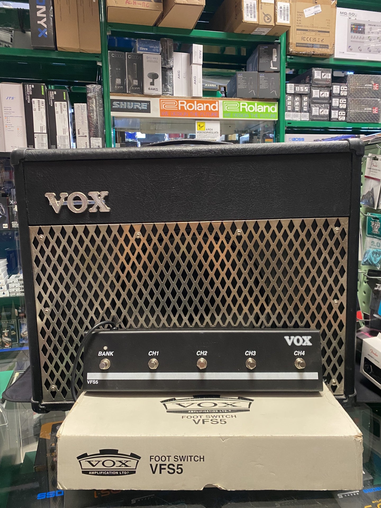 Vox VT50 + pedaliera Vox VFS5 Usato