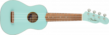 Fender Venice Soprano Uke, Walnut Fingerboard, Daphne Blue 