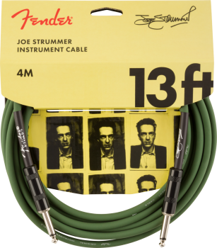 Fender  Joe Strummer Pro 13' Instrument Cable, Drab Green