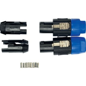Quik Lok Yellow Cable- SP-M Connettore Speakon Maschio a 4 Pin -confezione da 2 pezzi