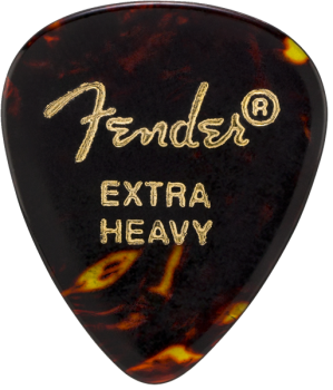 Fender 451 Shape, Shell, Extra Heavy (12) Confezione di 12 Plettri